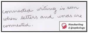 Handwriring Graphology: Connected Writing