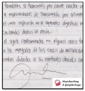 Signature Anaysis Personality: Comparisons between Siganture and Text