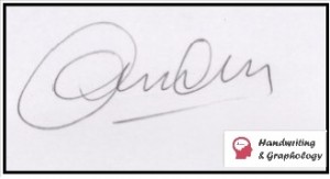 Handwriting Analysis Signature: Graphology Signature curve predominant