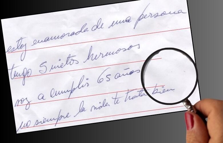 Graphology Direction of lines