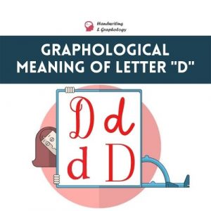 Handwriting analysis letter d