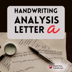 Handwriting Analysis Letter A